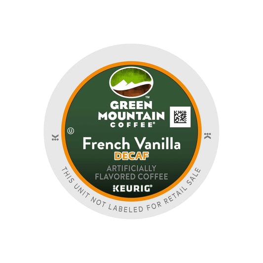 Decaf French Vanilla Coffee, Rich Flavor, 6-Pack