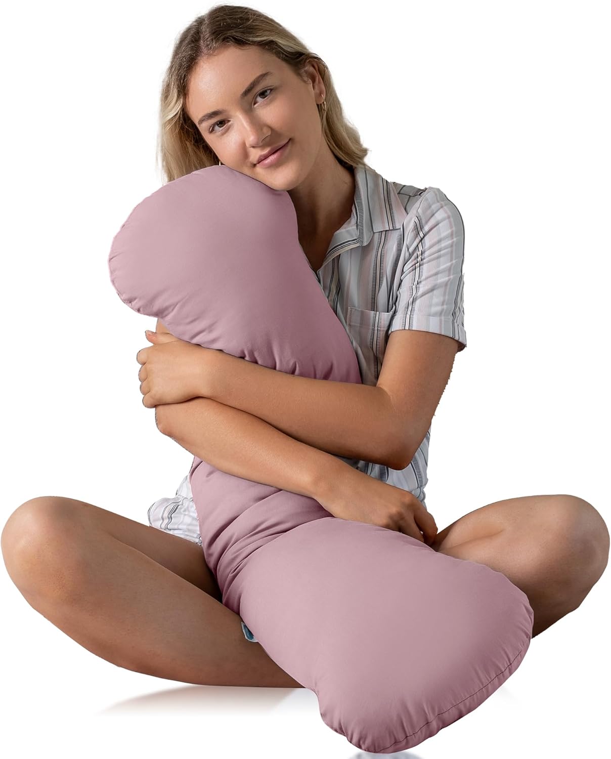 Weighted Body Pillow for Better Sleep and Relaxation 6.5lbs