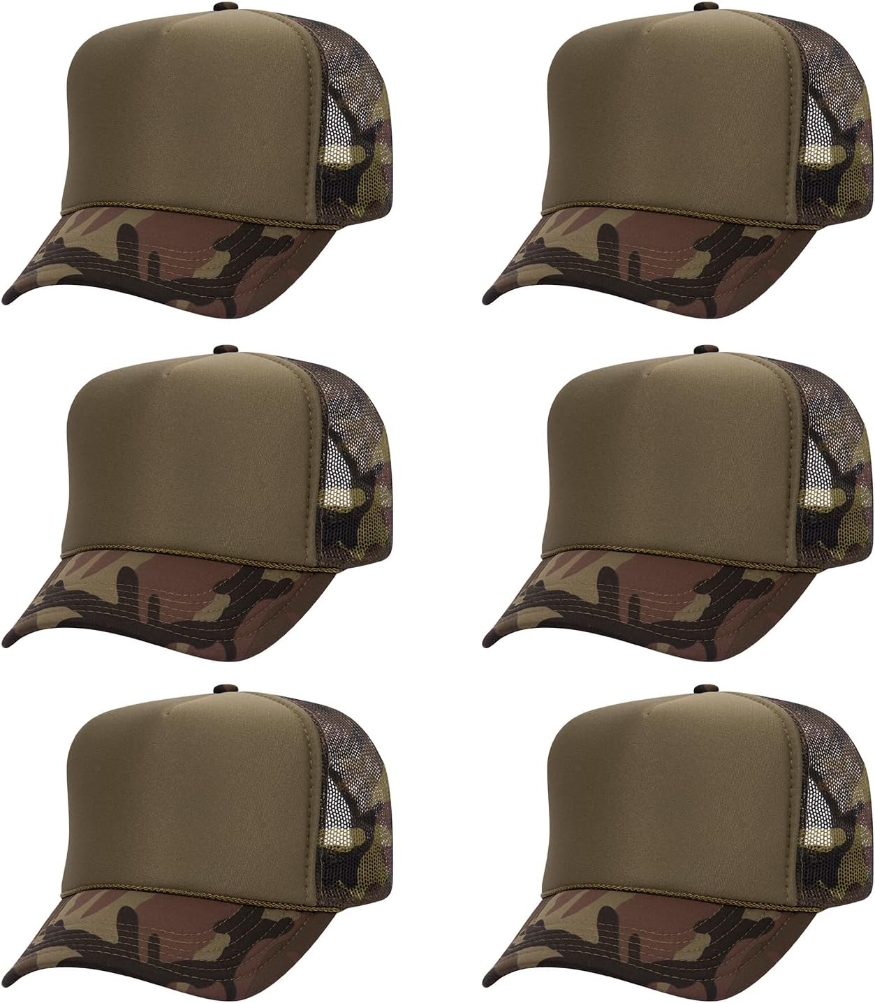 OTTO Polyester Foam Front Trucker Hats for Customization & Style