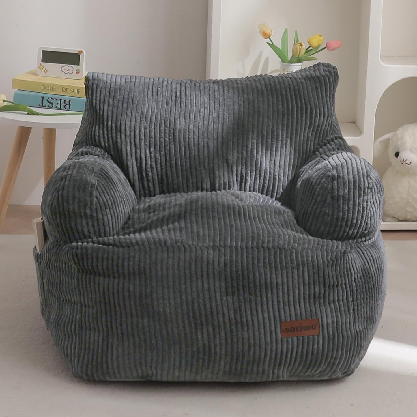 MAXYOYO Kids Bean Bag Chair for Gaming and Reading Comfort