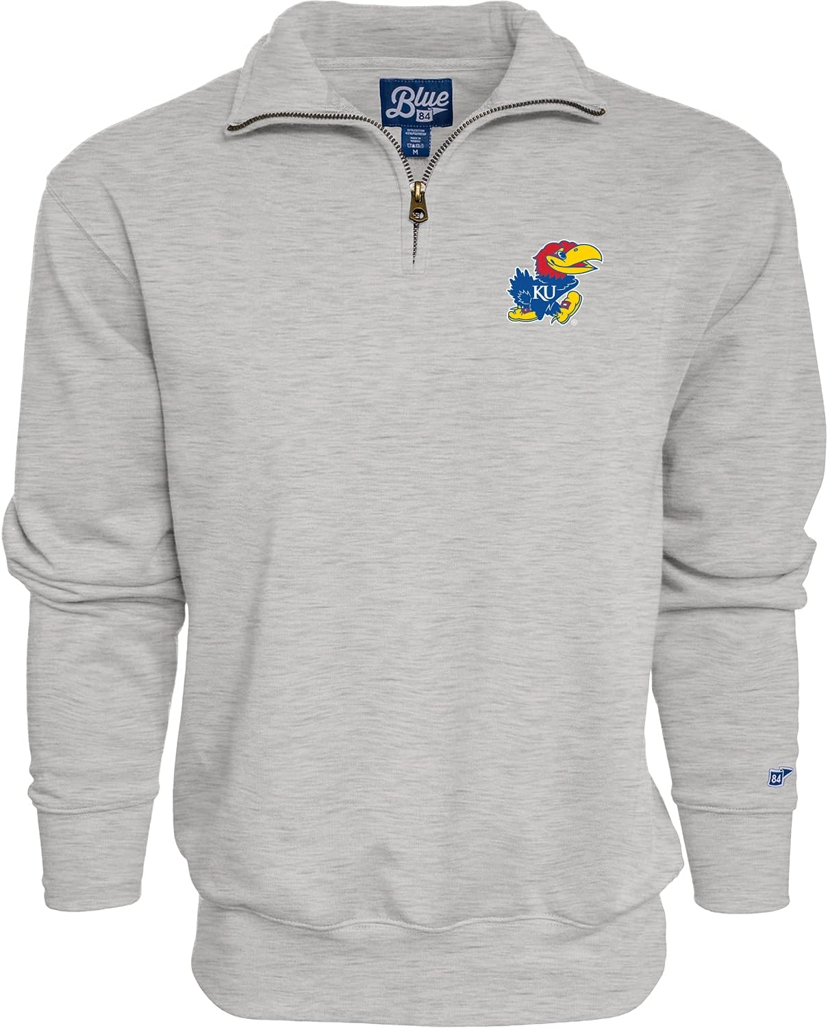 Kansas Jayhawks Men's Quarter Zip Sweatshirt for Ultimate Comfort