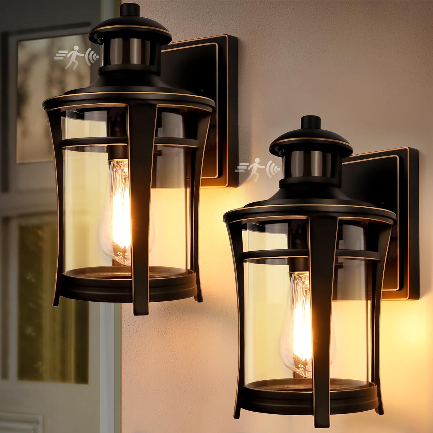 Lamomo Motion Sensor Outdoor Lights for Security and Style