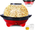 TLGREEN 6 Quart Popcorn Machine Popper - 24 Cups, Quick & Even Popping