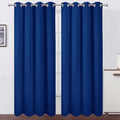Blackout Curtains 52 x 95 in Royal Blue Set of 2 - Thermal Insulated