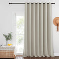 Sliding Door Curtains Extra Wide and Long - Thermal Insulated Panel