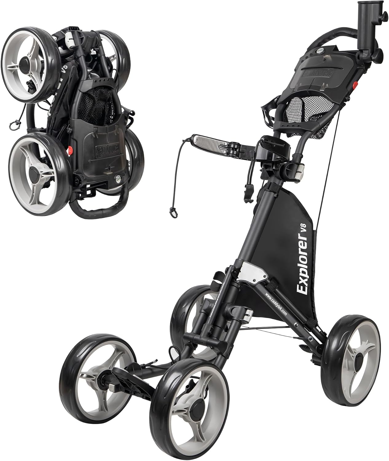 Caddytek Explorer V8 Golf Push Cart - Lightweight & Durable