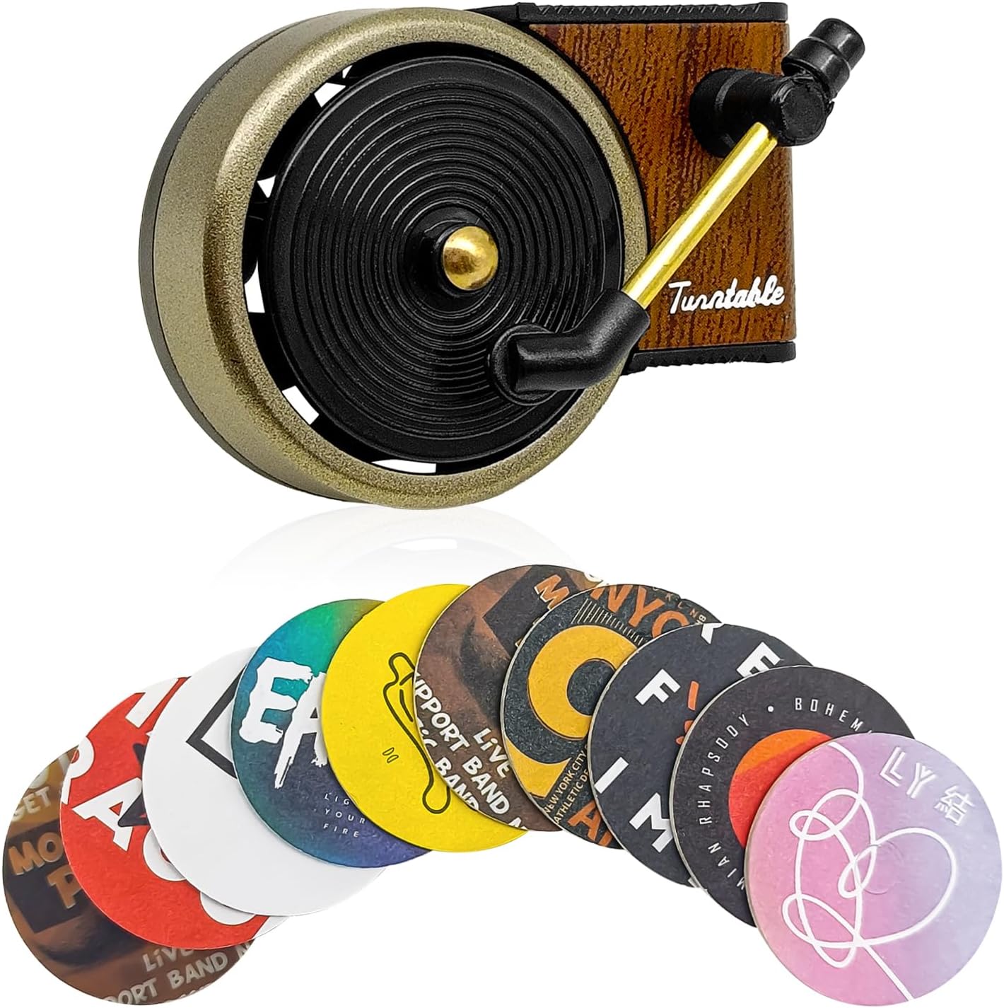 Retro Record Player Car Vent Clip - Fresh Aroma Anytime