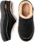 Zigzagger Men's Slip On Moccasin Slippers - Warm, Durable Comfort