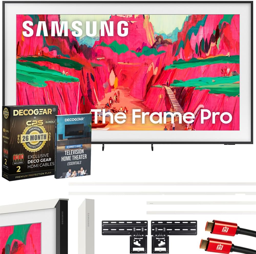 Samsung 75 The Frame Pro LS03FW 4K Neo QLED TV Bundle Review