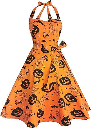 Topdress Women's Vintage Polka Audrey Dress for Retro Style Lovers