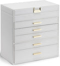 Vlando 6 Layer Large Jewelry Box - Spacious Jewelry Organizer
