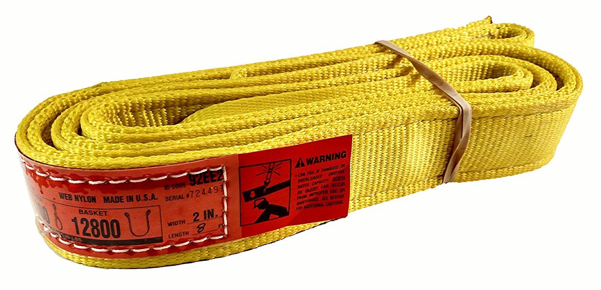 DD Sling Heavy Duty 2 Ply Twisted Eye Nylon Lifting Slings