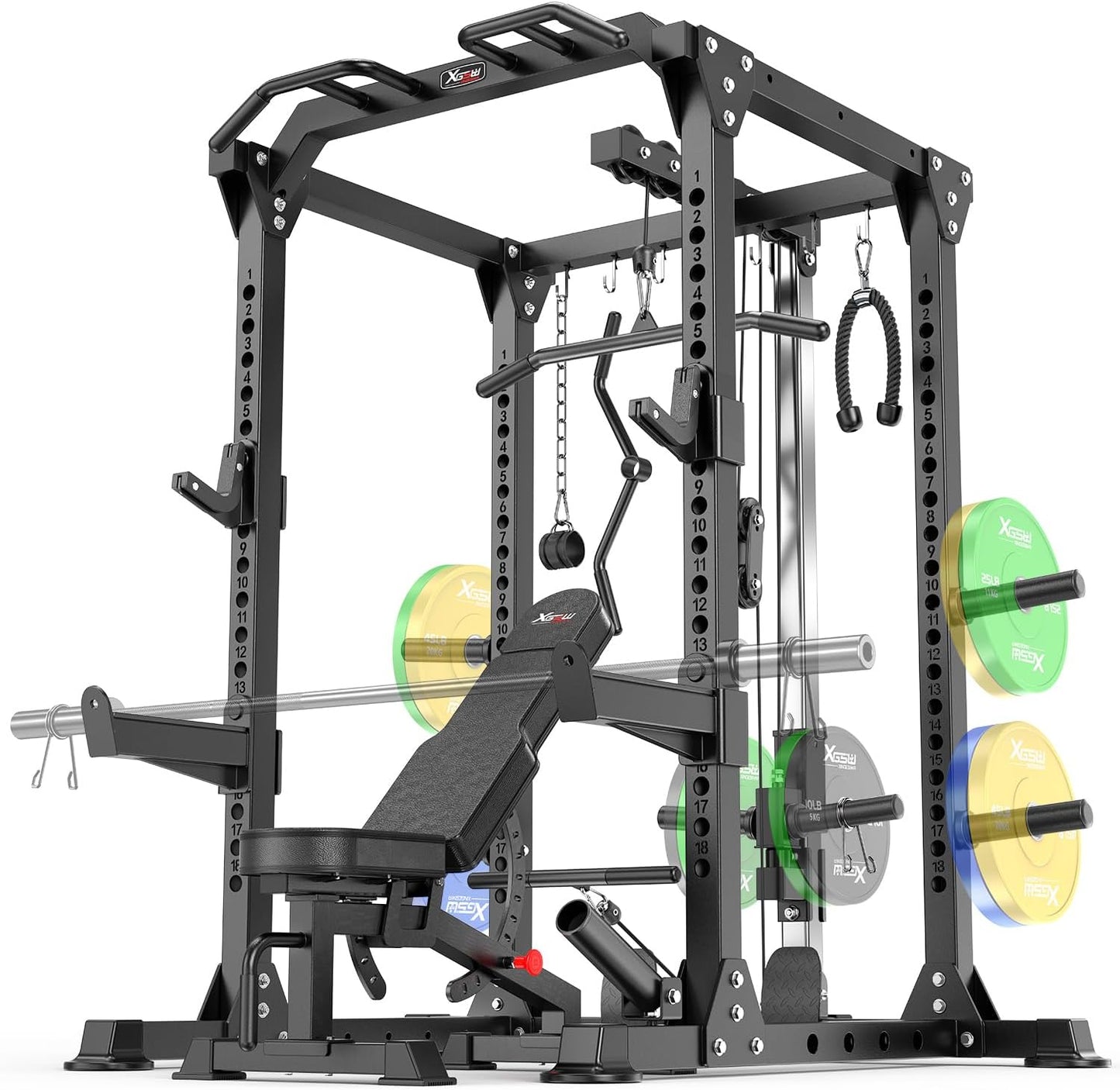 Ultimate Home Gym Power Rack Set - 1800 LBS Capacity