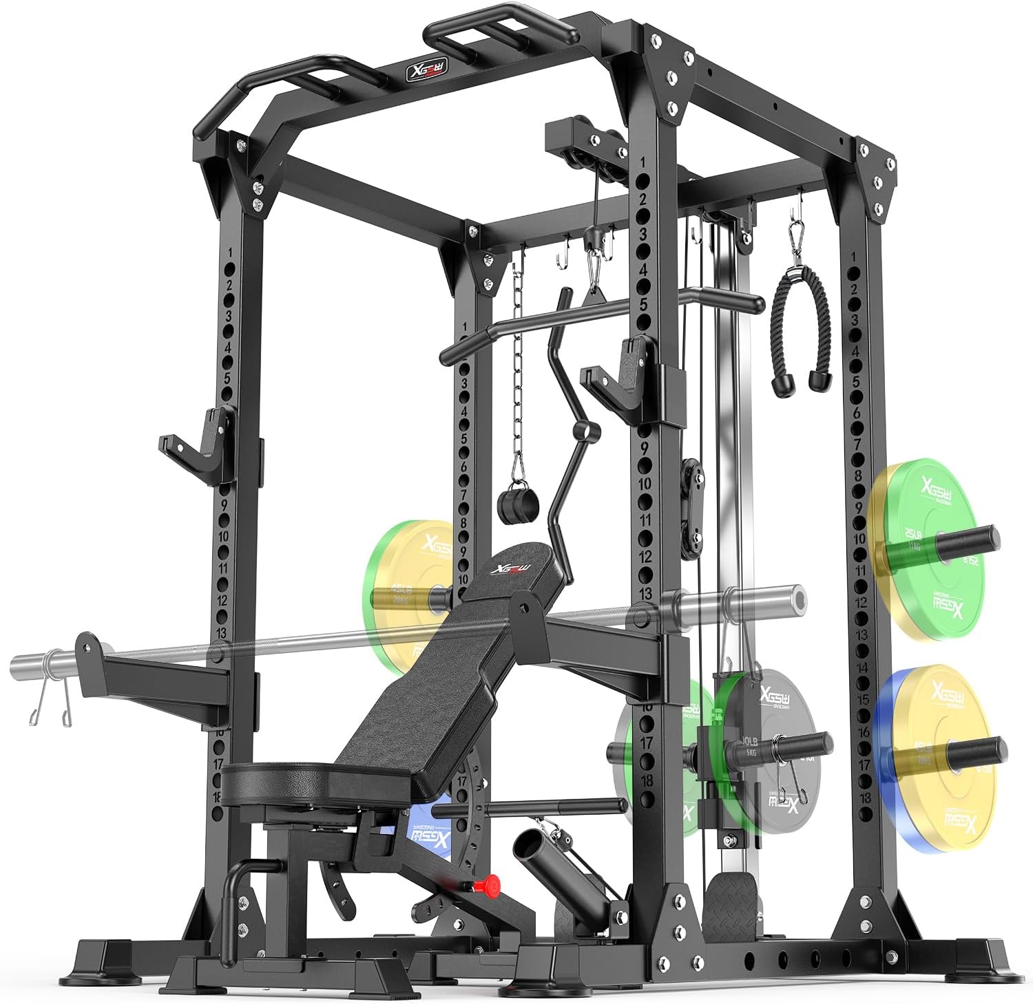 Ultimate Home Gym Power Rack Set - 1800 LBS Capacity