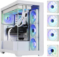 BitFenix CETO High Airflow PC Gaming Case White - Tempered Glass