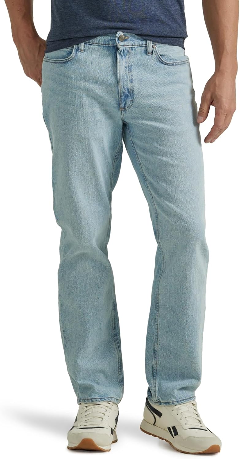 Lee Men's Legendary Relaxed Straight Jean for Comfort and Style