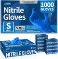 Medical Nitrile Exam Gloves 5 mil Chemo-Rated Powder-Free Blue - Bulk