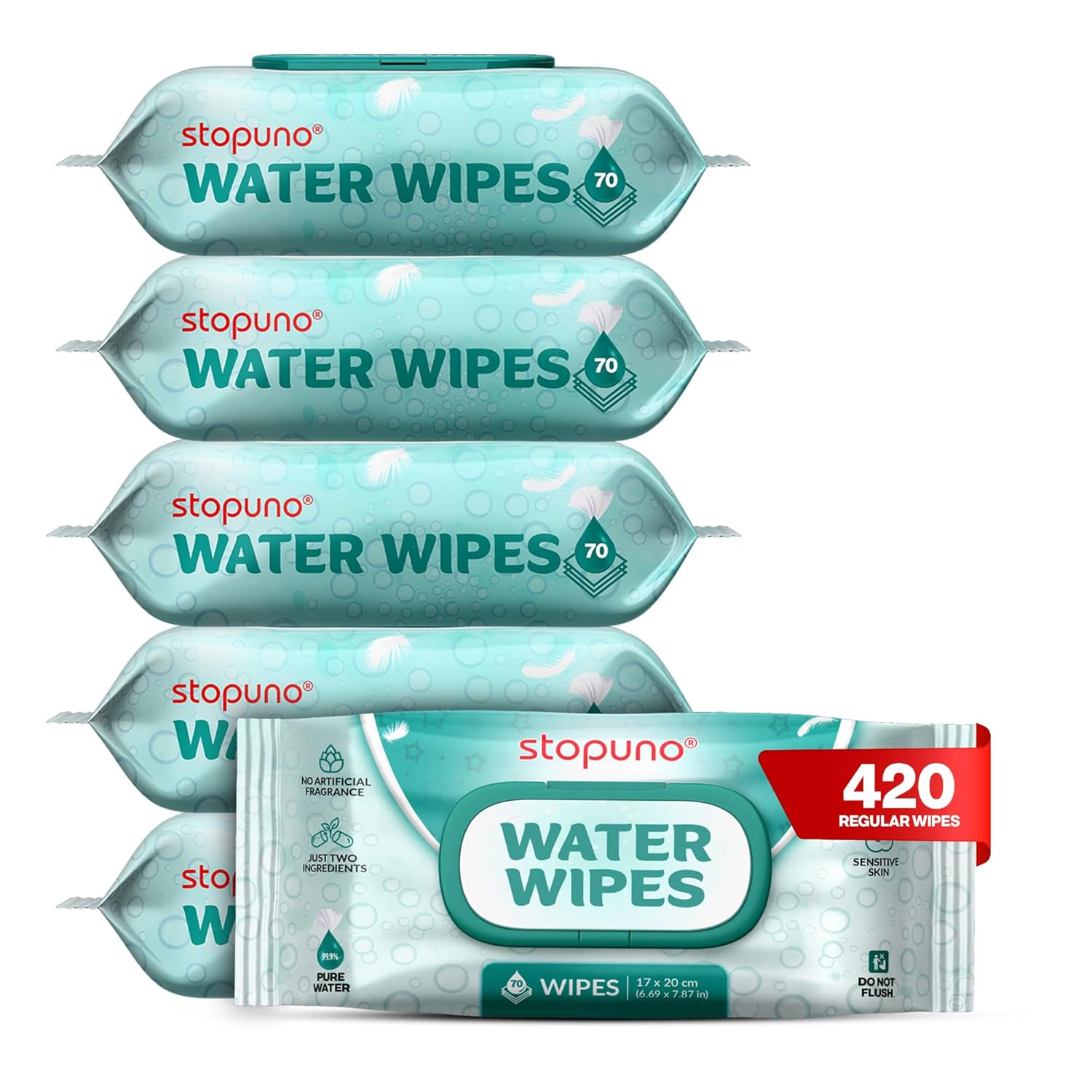99% Purified Water Baby Wipes - Hypoallergenic, Safe & Unscented
