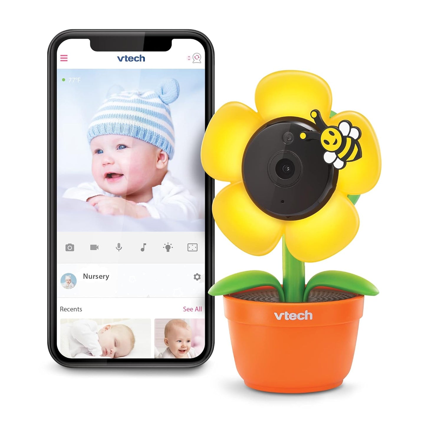 VTech RM9751 Smart Wi-Fi Baby Camera with Night Vision & Sounds