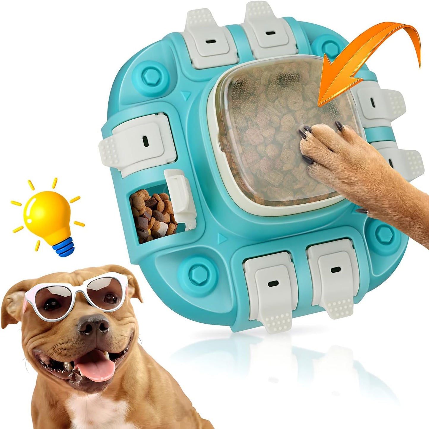 Interactive Slow Feeder Dog Puzzle Toy - Mental Stimulation Fun!