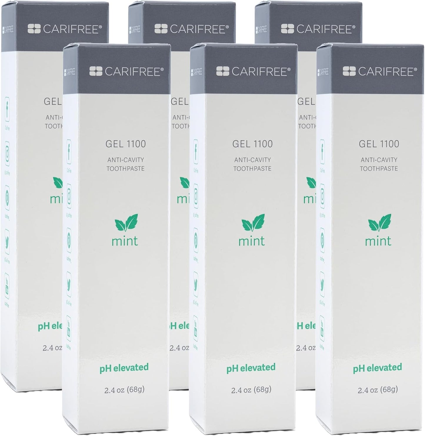 CariFree Gel 1100 Mint Toothpaste for Cavity Prevention and Protection