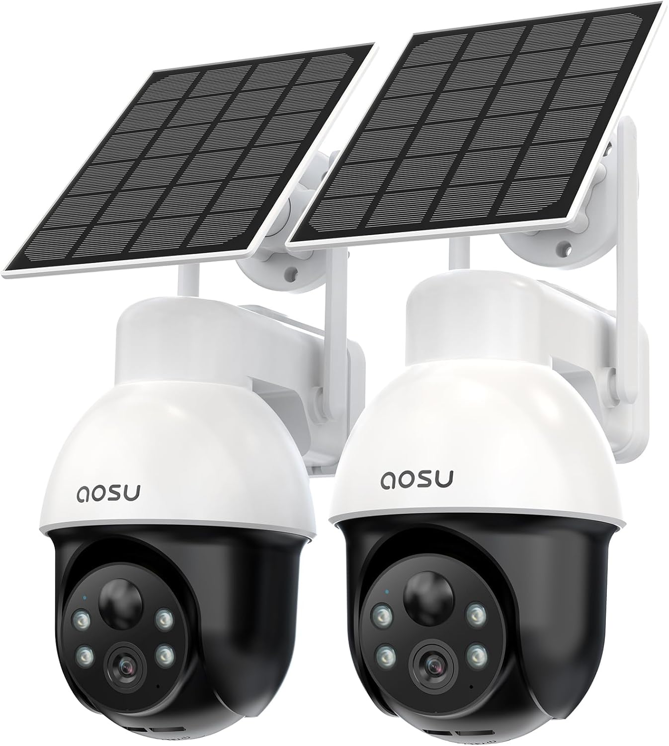 Wireless Solar Security Cameras: Color Night Vision