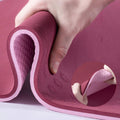 JELS Extra Thick Non-Slip Yoga Mat - Eco-Friendly TPE Material - Carry Strap - Ideal for Various Workouts
