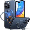 TORRAS 360 Spin Magnetic Stand Case for iPhone 15 Pro Max - Spin Stand