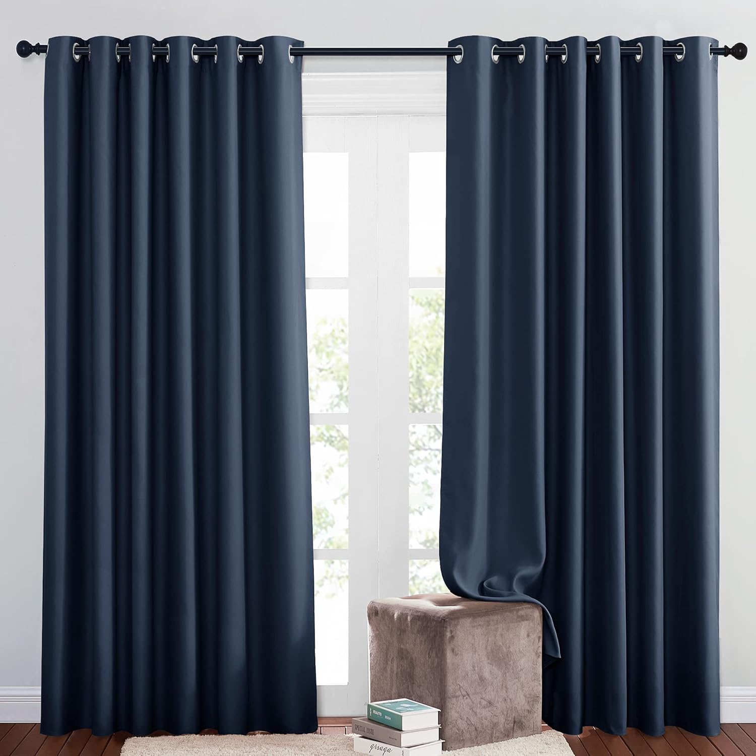 NICETOWN Blackout Curtains for Living Room - Elegant Thermal Drapes