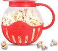 Effortless Homemade Popcorn - BPA-Free Glass - Red