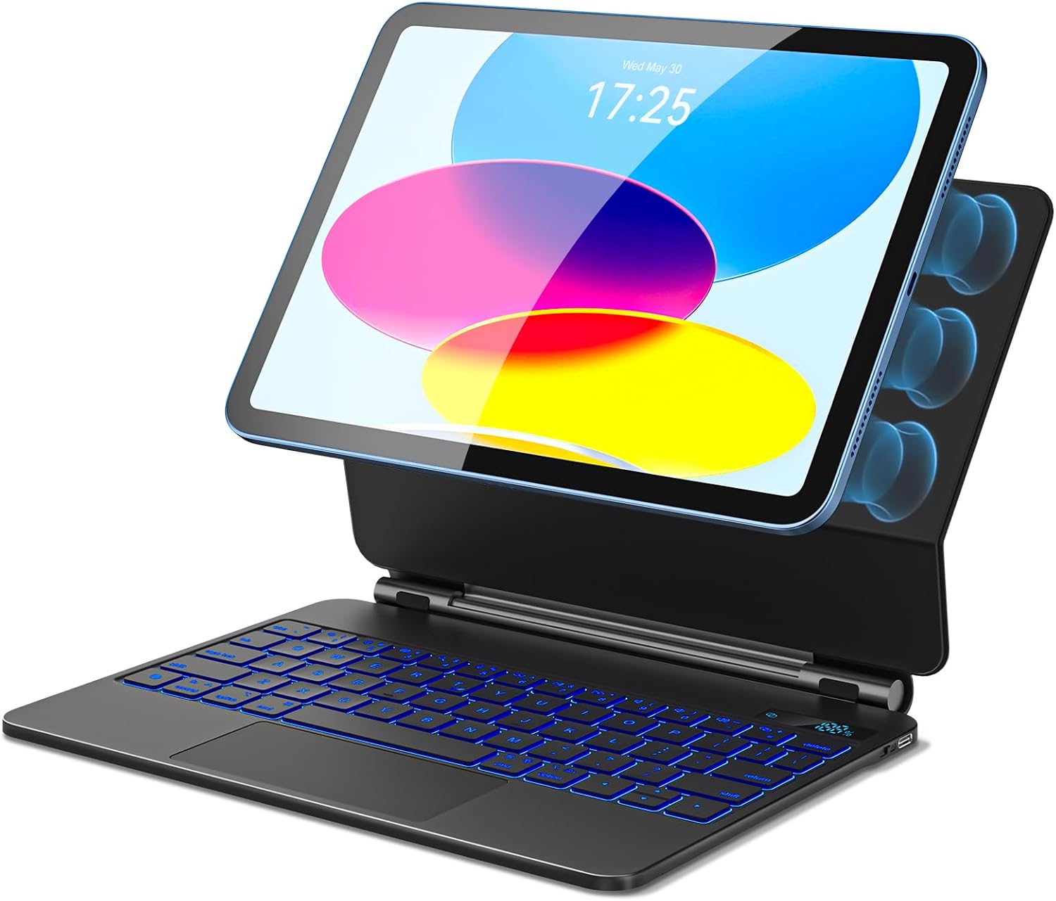 FUWANG Keyboard Case for iPad A16 with Backlit and Trackpad
