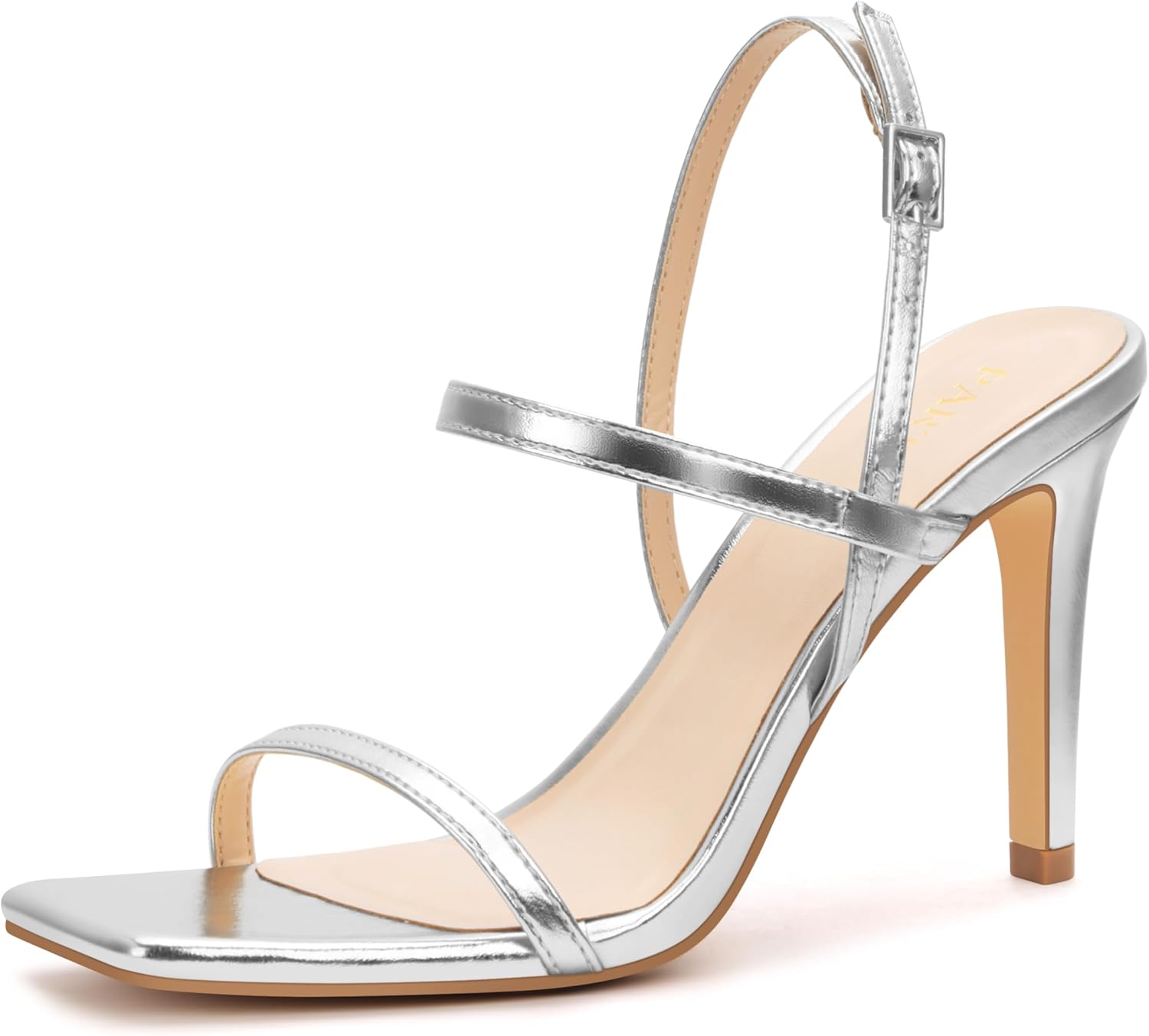 Women's Strappy High Heeled Sandals for Comfy Weddings