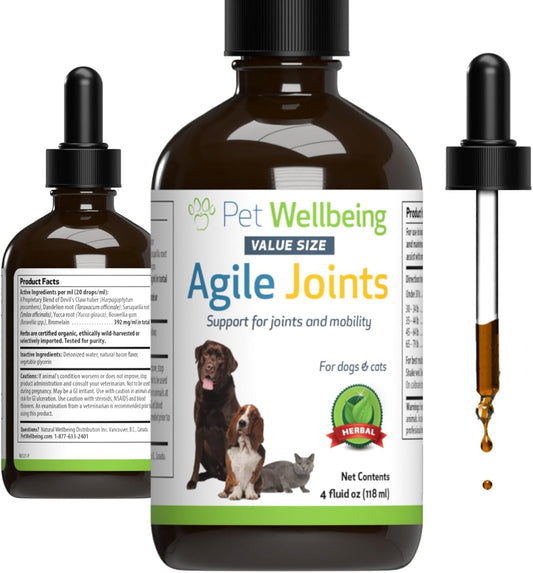 Pet Wellbeing Agile Joints for Dogs - Joint Health & Mobility