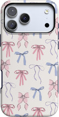 Casely iPhone 17 Pro Case Coquette Girlie - Pastel Bows, MagSafe Ready