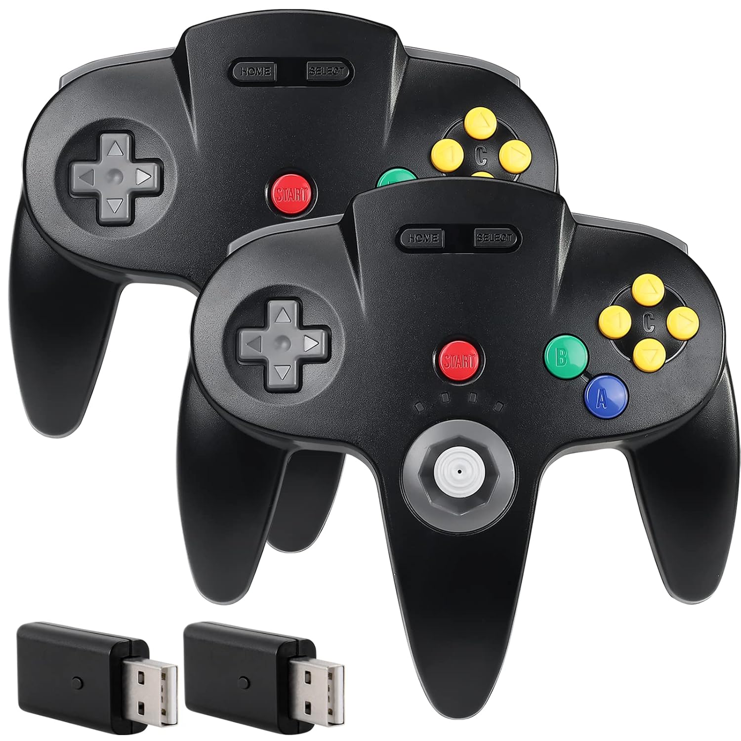 SAFFUN Wireless USB N64 Controller for PC, Mac, and More