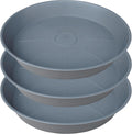 22 in Plant Saucer 3 Pack - Deep Trays for Indoor & Outdoor Use