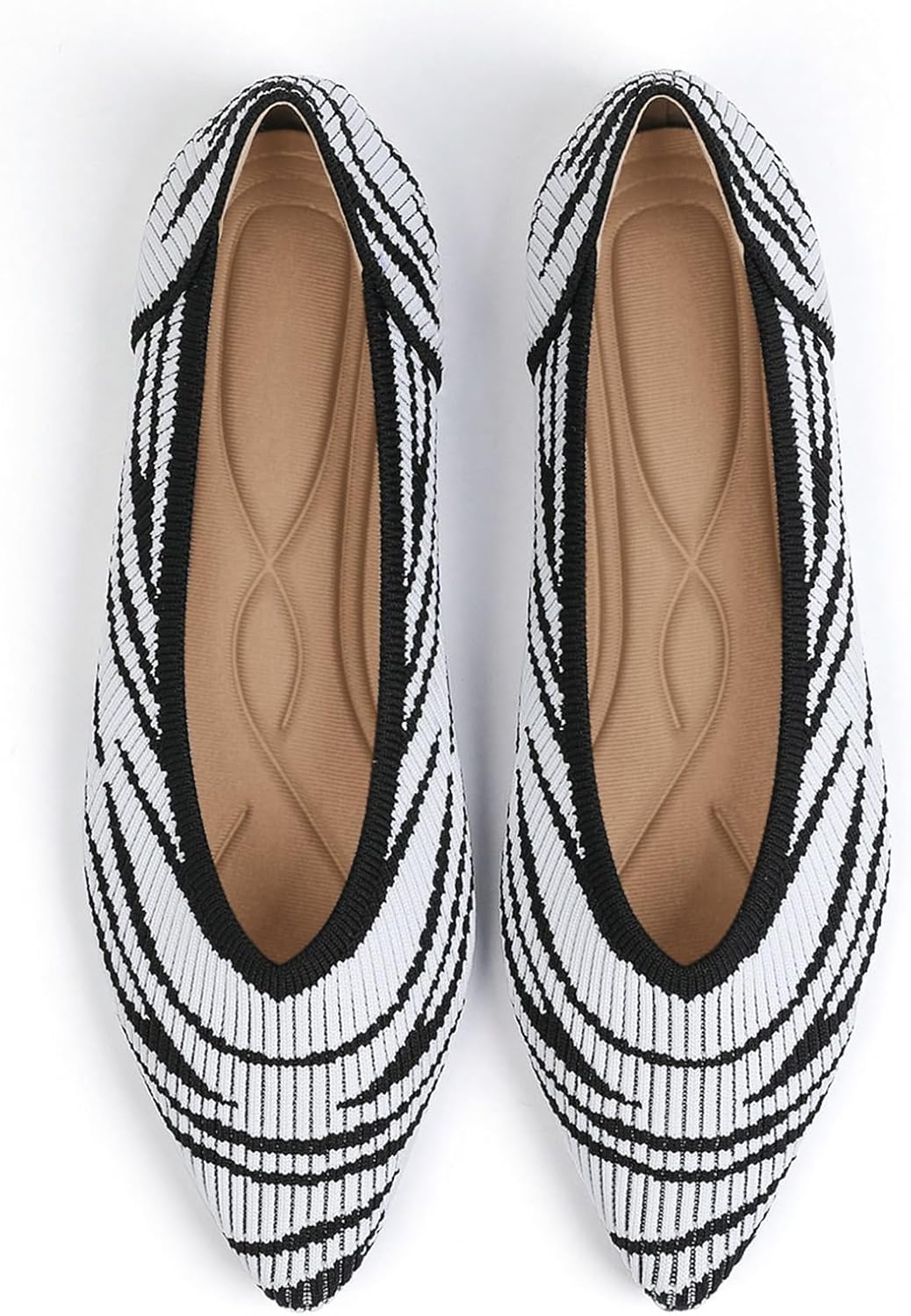 Comfortable Women's Flats Shoes with Pointed Toe Design