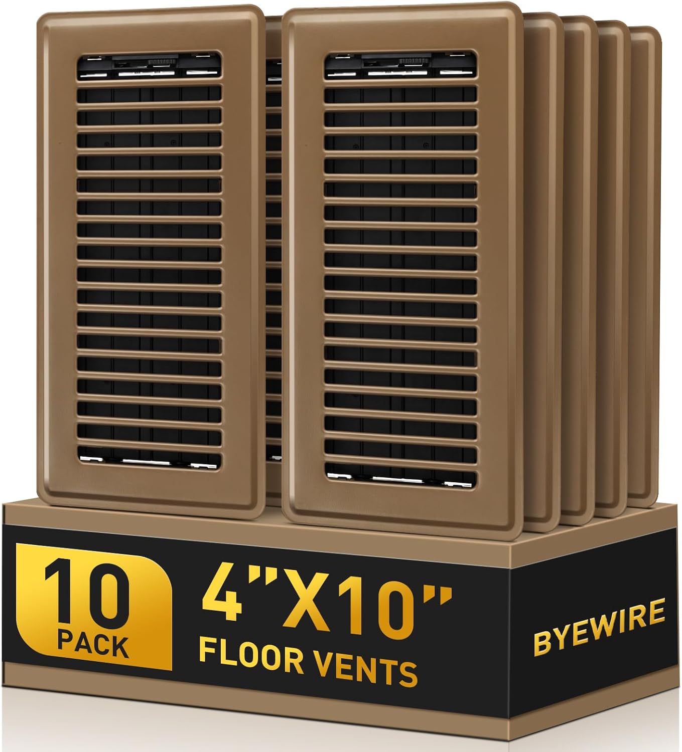 Heavy Duty 4x10 Floor Vent Covers for Home and Office Use