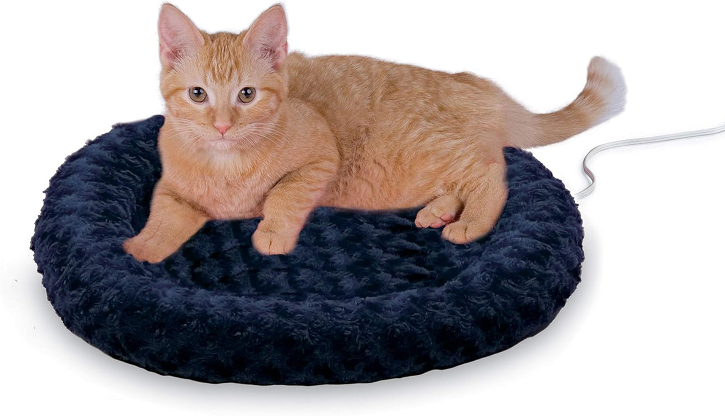 K&H Heated Cat Bed with Orthopedic Foam for Ultimate Comfort