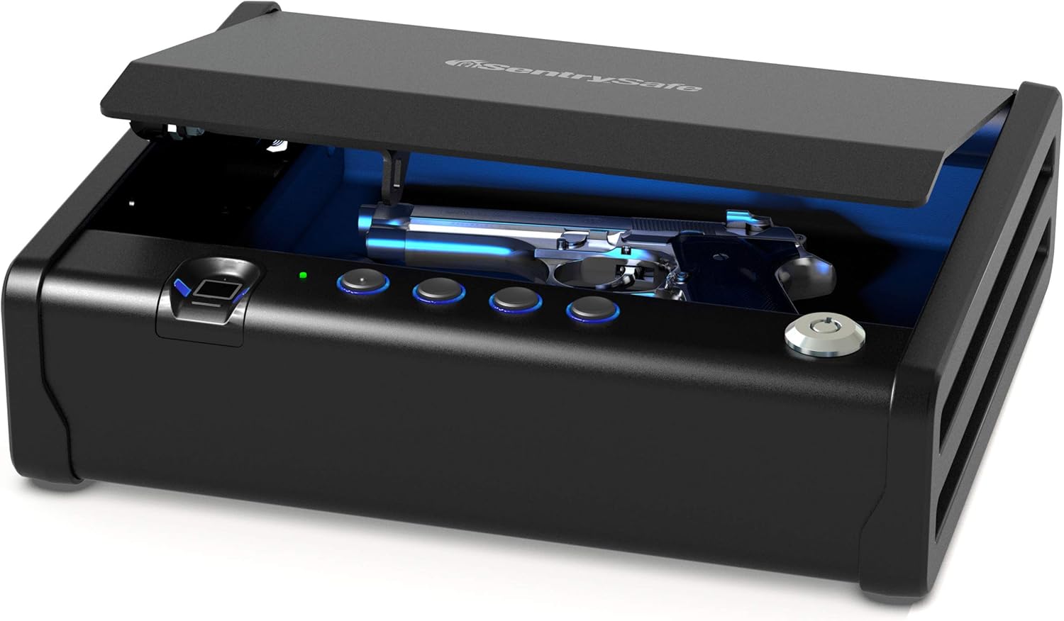 SentrySafe Biometric Gun Safe for Handgun with Interior Light