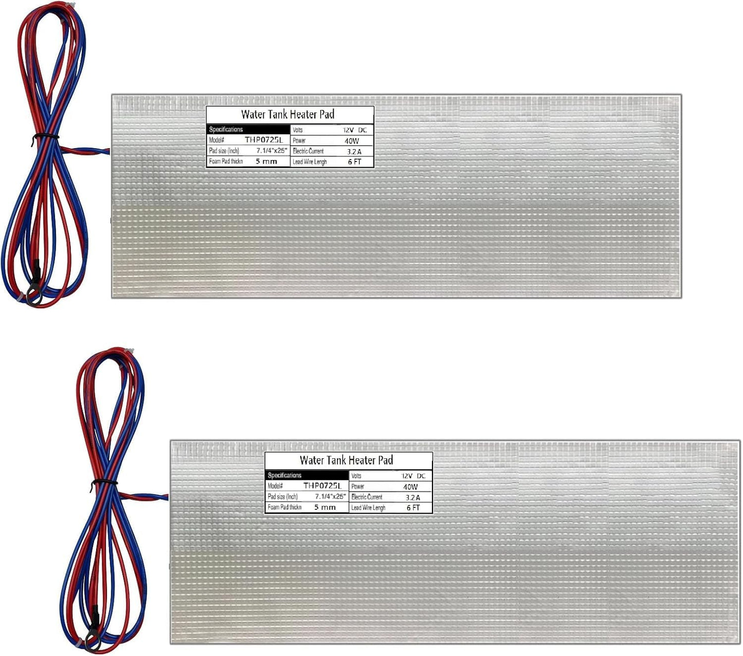 RV Tank Heater Pad for 50 Gallons Fresh Water by H&G Lifestyles