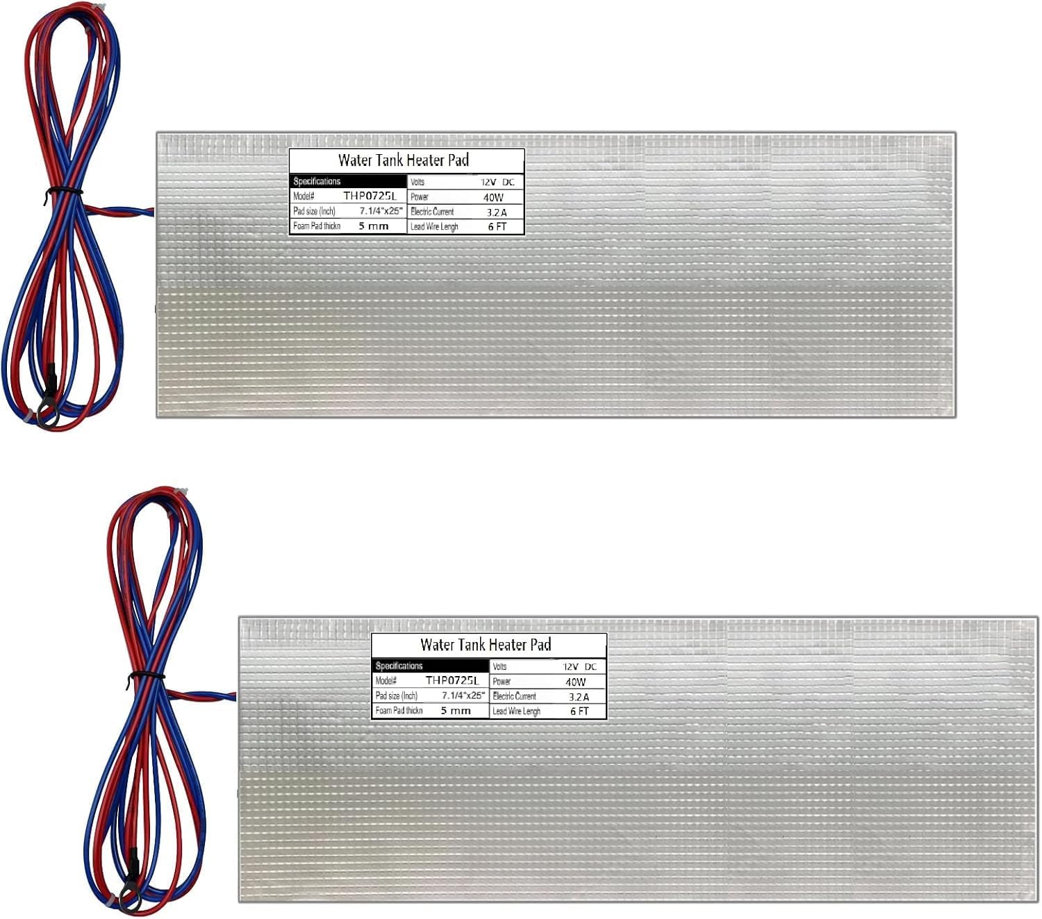 RV Tank Heater Pad for 50 Gallons Fresh Water by H&G Lifestyles