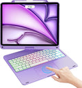 Keyboard Case for iPad Pro 12.9 and iPad Air 13 in - 7 Mode Backlit