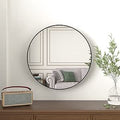 16 in Wall Circle Mirror for Bathroom - Clear 5mm HD Reflection