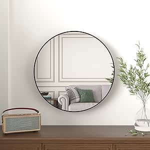 Beauty4U 16 inch Wall Circle Mirror for Bathroom and Living Room
