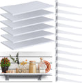 White Slatwall Shelf 24in x 12in Wood Shelves Kit - Heavy Duty