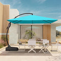 Grand patio 10x10 Sunbrella Offset Cantilever Umbrella - Premium Shade