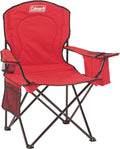 Portable Camping Chair with 4-Can Cooler Pouch - Cushioned Seat