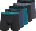 PUMA Men's 5 Pack Performance Boxer Briefs - Everyday Active Comfort