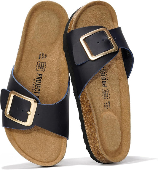 Genuine Leather Sandals for Women - Comfortable Summer Footwear